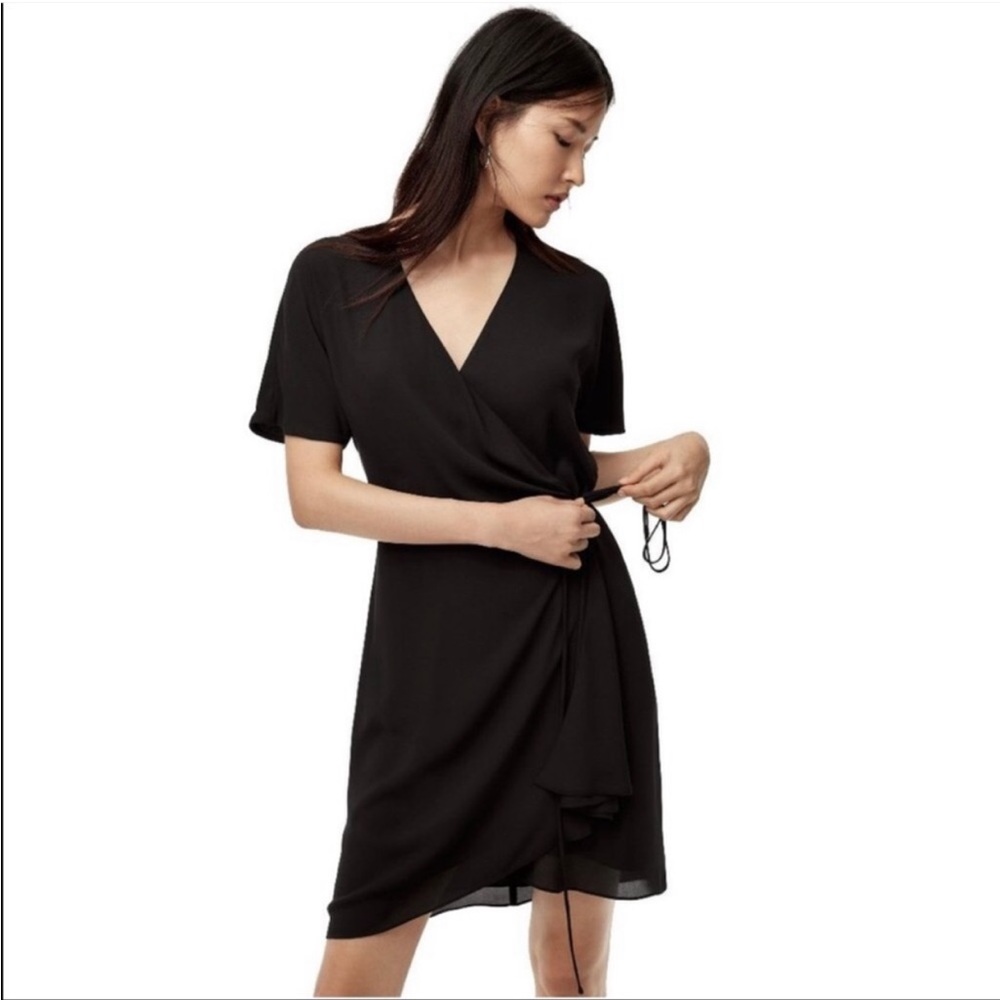 NWT, Aritzia, Babaton Wallace Dress, black, XXS